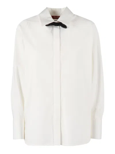 Max Mara Studio 卡米西亚卷 In White