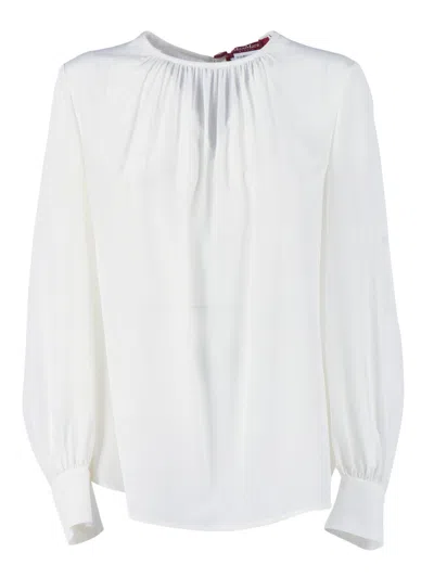 Max Mara Studio 卡米西亚·科尔莫 In White