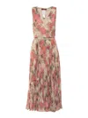 Max Mara Studio 金刚砂连衣裙 In Pink