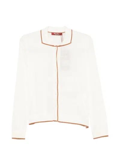MAX MARA MAX MARA STUDIO WHITE MAX MARA STUDIO SWEATERS.