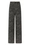 Max Mara Studio Wide Polyesters Pants In Black