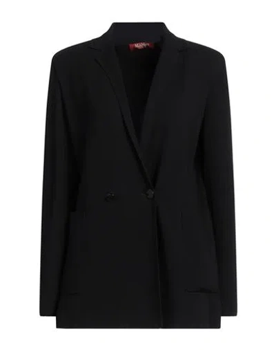 Max Mara Studio Woman Blazer Black Size Xs Viscose, Polyester