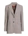 Max Mara Studio Woman Blazer Camel Size 10 Virgin Wool, Polyester, Elastane