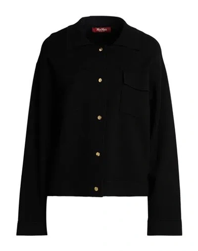 Max Mara Studio Woman Cardigan Black Size L Viscose, Polyester