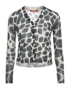 Max Mara Studio Woman Cardigan Black Size S Cotton, Polyamide In Black