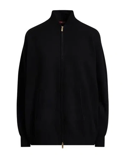 Max Mara Studio Woman Cardigan Black Size Xs Viscose, Polyester