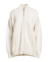 Max Mara Studio Woman Cardigan Cream Size S Viscose, Polyester
