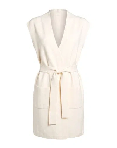 Max Mara Studio Woman Cardigan Ivory Size M Viscose, Polyester In White