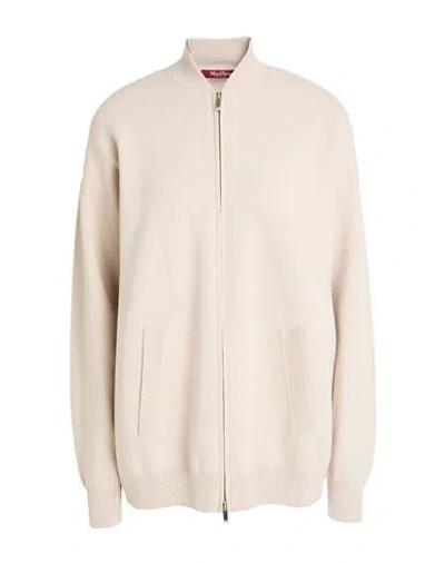Max Mara Studio Woman Cardigan Taupe Size Xs Viscose, Polyester In Neutral