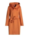 Max Mara Studio Woman Coat Orange Size 6 Virgin Wool In Orange