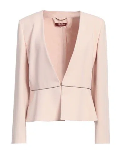 Max Mara Studio Woman Jacket Beige Size 14 Triacetate, Polyester