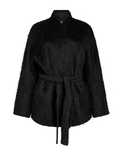 Max Mara Studio Woman Jacket Charcoal Size 4 Virgin Wool, Alpaca Wool