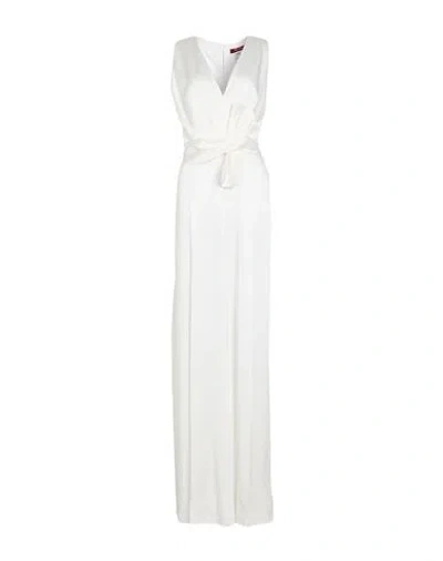 Max Mara Studio Woman Jumpsuit White Size 10 Acetate, Viscose