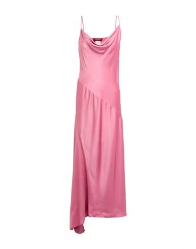 Max Mara Studio Woman Maxi Dress Antique Rose Size 8 Acetate, Viscose In Pink