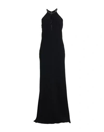 Max Mara Studio Woman Maxi Dress Black Size 12 Triacetate, Polyester