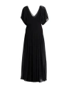 Max Mara Studio Woman Maxi Dress Black Size 4 Silk In Black