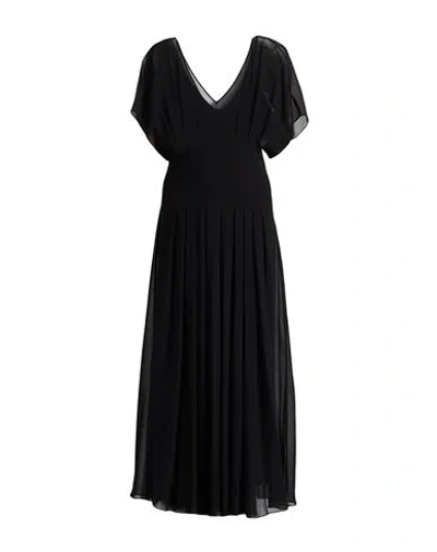 Max Mara Studio Woman Maxi Dress Black Size 4 Silk
