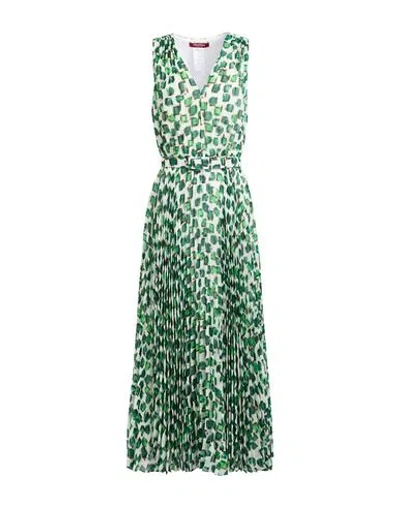 Max Mara Studio Woman Maxi Dress Green Size 10 Polyester