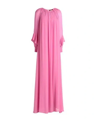 Max Mara Studio Woman Maxi Dress Pink Size 12 Silk
