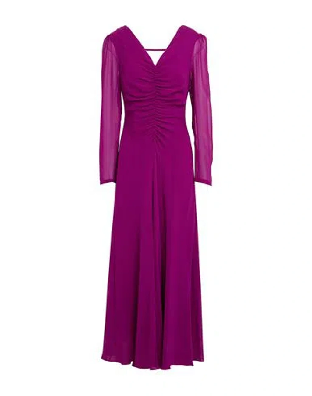 Max Mara Studio Woman Maxi Dress Purple Size 12 Viscose | ModeSens