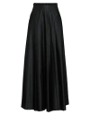 Max Mara Studio Woman Maxi Skirt Black Size 16 Polyester, Cotton In Black