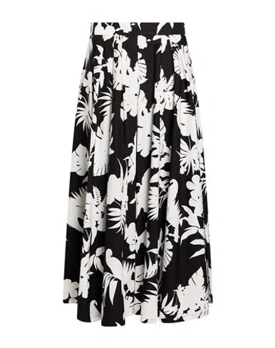 Max Mara Studio Woman Maxi Skirt Black Size 6 Cotton