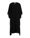 Max Mara Long Cotton Shirt Dress In Black