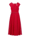 Max Mara Studio Woman Midi Dress Red Size 2 Cotton, Polyamide