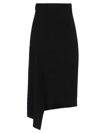 Max Mara Studio Woman Midi Skirt Black Size S Wool, Cashmere
