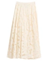 Max Mara Studio Woman Midi Skirt Ivory Size L Polyamide