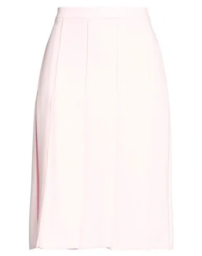 Max Mara Studio Woman Midi Skirt Pink Size 12 Triacetate, Polyester
