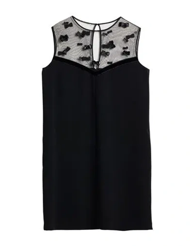 Max Mara Studio Woman Mini Dress Black Size 12 Triacetate, Polyester
