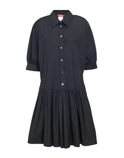 Max Mara Studio Woman Mini Dress Black Size 8 Cotton