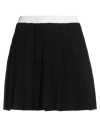 Max Mara Studio Woman Mini Skirt Black Size L Viscose, Polyester In Black