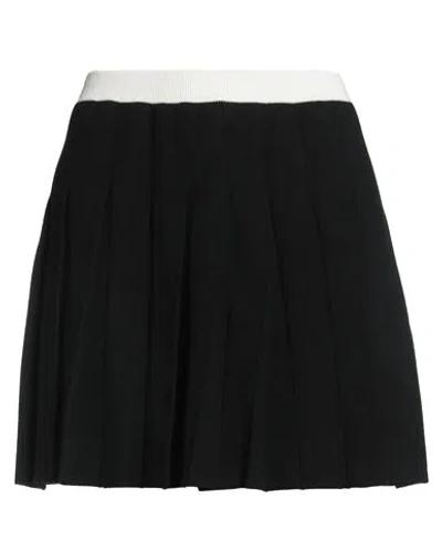 Max Mara Studio Woman Mini Skirt Black Size L Viscose, Polyester