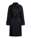 Max Mara Belted Trench Coat In Black