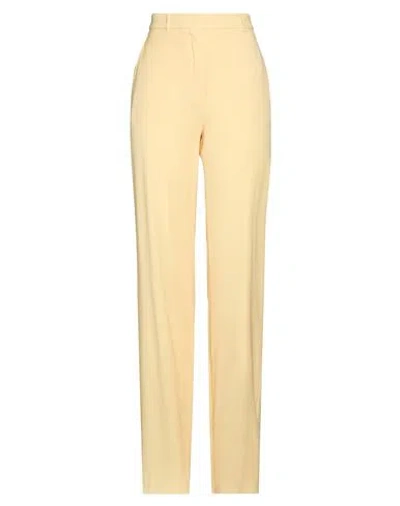 Max Mara Studio Woman Pants Apricot Size 10 Virgin Wool In Brown