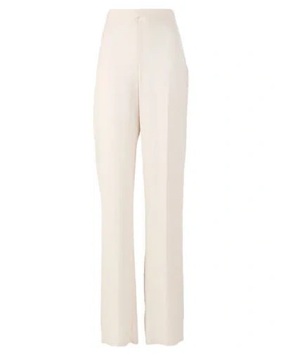 Max Mara Studio Woman Pants Beige Size 10 Triacetate, Polyester
