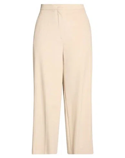 Max Mara Studio Woman Pants Beige Size 10 Virgin Wool In Neutral