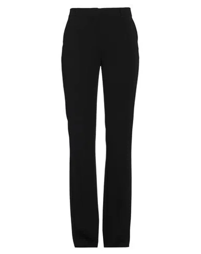 Max Mara Studio Woman Pants Black Size 12 Triacetate, Polyester In Black