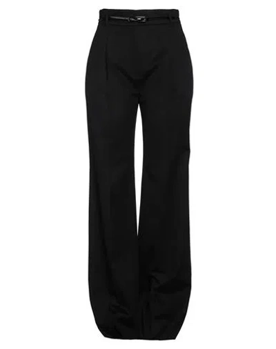 Max Mara Studio Woman Pants Black Size 12 Virgin Wool