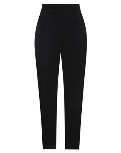 Max Mara Studio Woman Pants Black Size 16 Triacetate, Polyester