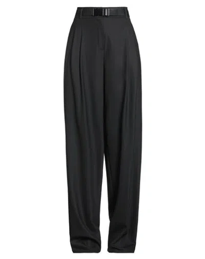 Max Mara Studio Woman Pants Black Size 6 Virgin Wool, Elastane