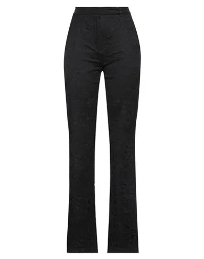 Max Mara Studio Woman Pants Black Size 8 Cotton, Polyamide