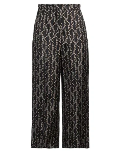 Max Mara Studio Woman Pants Black Size 8 Silk