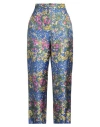 Max Mara Studio Woman Pants Blue Size 6 Silk
