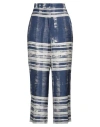 Max Mara Studio Woman Pants Blue Size 6 Silk In Blue