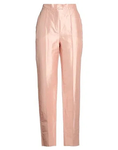 Max Mara Studio Woman Pants Blush Size 14 Silk In Pink