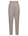 Max Mara Studio Woman Pants Brown Size 12 Virgin Wool, Polyester, Elastane