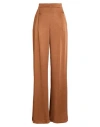 Max Mara Hangar Linen Wide-leg Pants In Brown